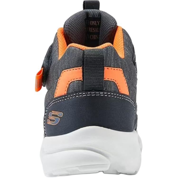 Skechers Детские удобные, практичные, прочные, водонепроницаемые, средней высоты, повседневные кроссовки Детские кроссовки Угольный Оранжевый 403911L-CCOR