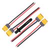 Boladge 2 Pairs XT-60 Connectors to XT60H Plug Male and Female Connectors with 15CM 12AWG Silicone Cable for RC LiPo Battery FPV Racing Drones