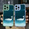 Чехол для телефона 'Кит Рыба Волна Море' для iphone 13 14 12 11 Pro Max Маяк для iphone X XR XS 8 7 Plus SE 2020 Мягкий Силиконовый Чехол