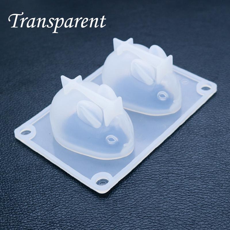 3D Baking Candy Chocolate Bunny Mold Mousse Dessert Jelly High Flexible Silicone Ice Cream Mould
