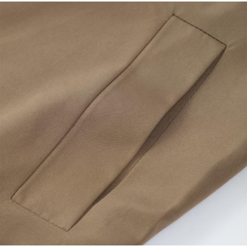 Подкладка из клетчатой ткани, однобортный лацкан с карманом, женские длинные рукава, универсальные длинные пальто, осеннее шикарное уличное пальто