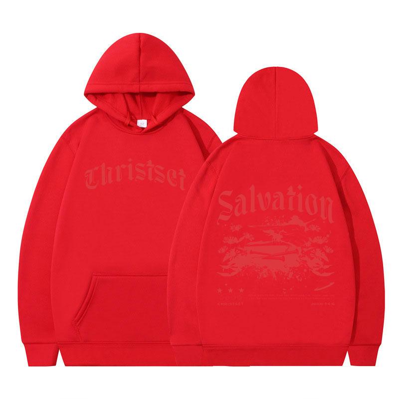 Salvation Faith-Based Christian Vintage Graphic Hoodie Men Women Fashion Pullover High-quality Long-sleeved Harajuku Sweatshirt