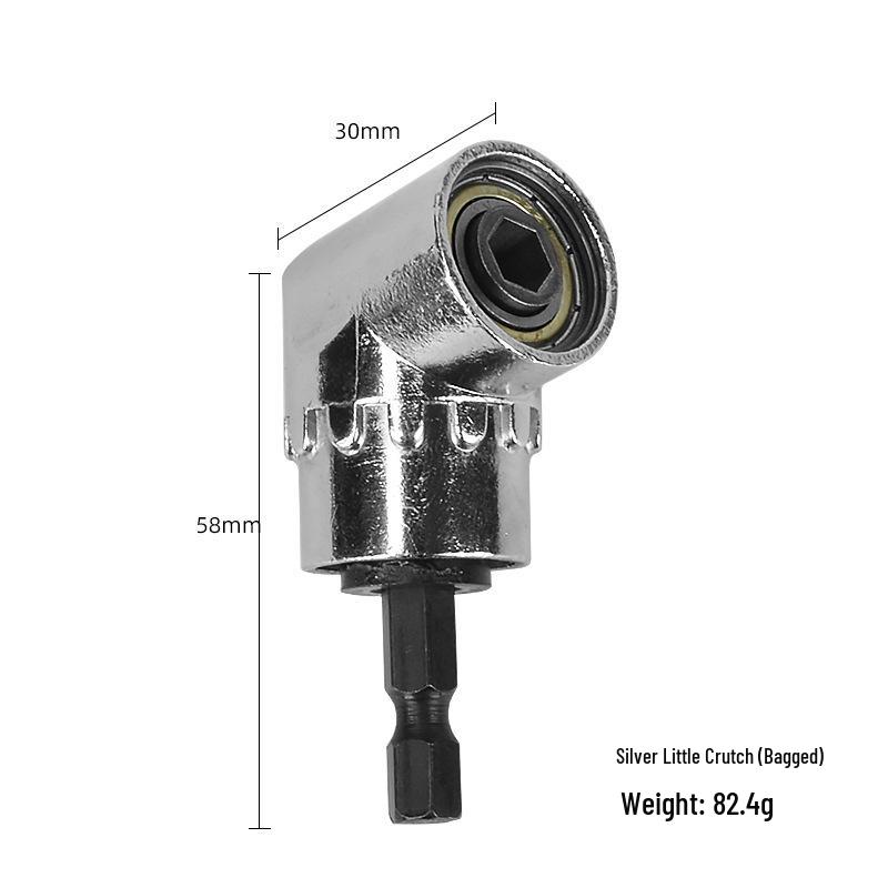Набор из 3 штук электрических переходников для торцевых головок с шестигранным хвостовиком и стальным шариковым фиксатором