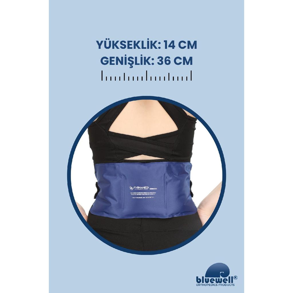 Waist Shoulder Back Big Hot Cold Compress Abdomen Menstrual Pain Menstrual Belt Fabric Thermogel Ice Thermo Gel