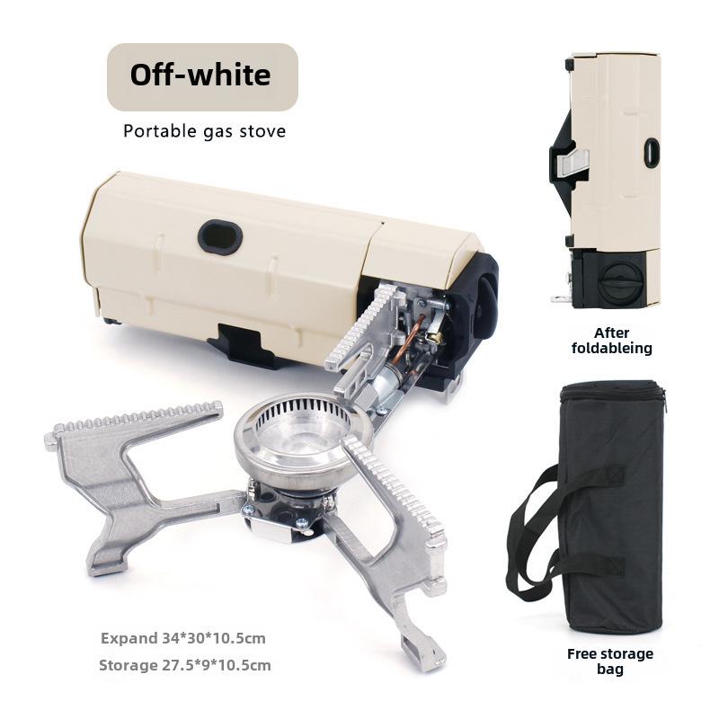Портативная складная ветрозащитная газовая походная плита с магнитным поджигом