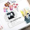 18pcs cute Watercolor breakfast food sandwich Books Stickers DIY Scrapbooking Diary  Project Decoration Vintage journal material