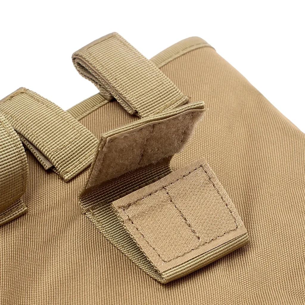 Outdoor Sports Large Recycling Bag Tactical Folding Storage Pack Small Waist Pack Miscellaneous Storage Bag Molle Attachment Pouch