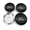 4pcs Car Wheel Center Hub Cap Logo Stickers Rim Cover Emblem Decal For Ford Focus Mondeo Kuga Fiesta MK7 Escort Explorer Edge 2 4 MK2 MK4
