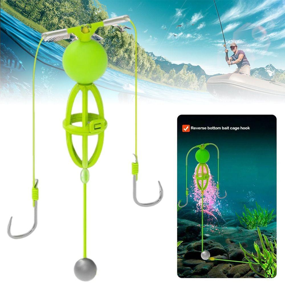 Углеродистая сталь рыболовная приманка клетка рыболовный набор рыболовная пружина клетка леска группа кормушка грузило море