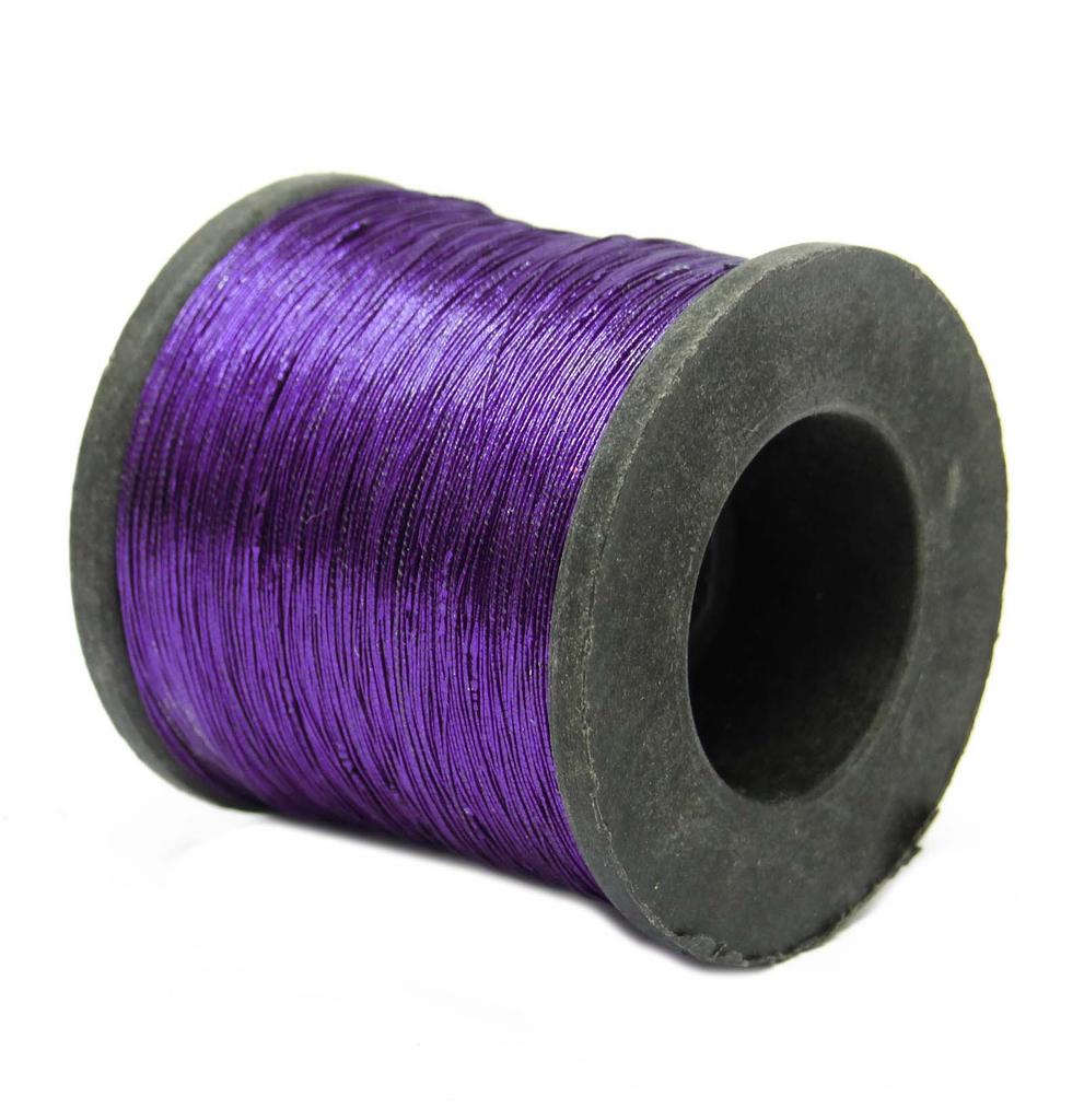 Лот из 5 шт. Полиамидная катушка, стегальная машина, металлик, оранжевый