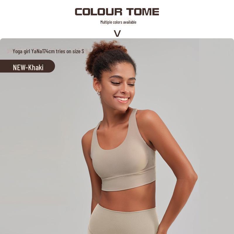 Европейский американский костюм для йоги с перекрестными спинами: Спортивный бюстгальтер для похудения и фитнес-брюки с карманами No-Line