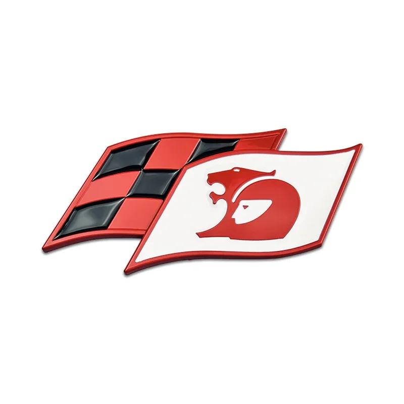 Car Front Grille Emblem Tail Box Metal Bagde Sticker
