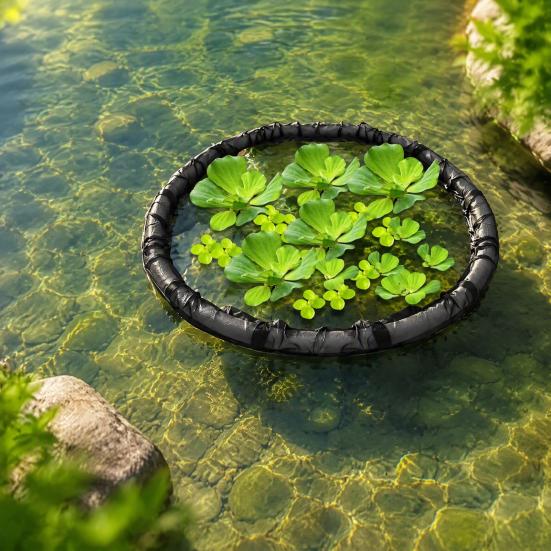 Garden Pond Supplies Floating Plant Protector, Fine Mesh Fish Barrier, Rootlet Protector Net, Guard Netting for Aquatic Plants