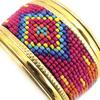 [L1564] - Designer Bracelet 'Kathmandu' Tutti Frutti