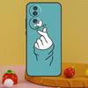 Корейский чехол с жестом 'сердце пальцами' для Honor 200 Magic 5 6 Pro X9c X9a X8a X7a X6a X7 X8 X9 X8b X9b 50 70 90 Lite