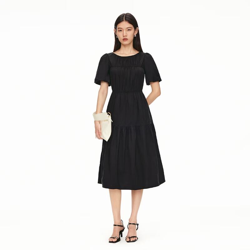 VEROMODA Layered A-Line Midi Dress