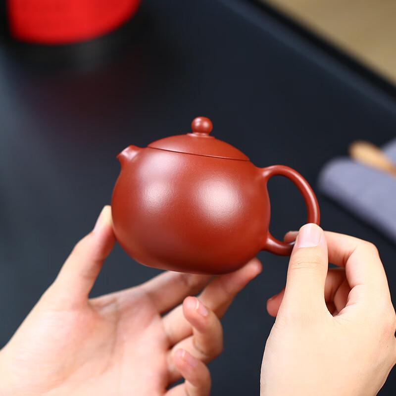 Handmade Yixing Purple Clay Dragon Egg Teapot