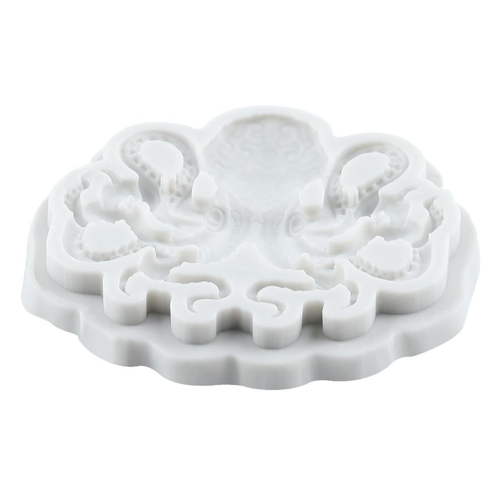 Силиконовые формы Осьминог Форма для мастики Осьминог Инструменты для украшения торта Топпер для кекса Конфета Шоколад Форма для гампасты