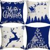 Рождество Рождество Наволочка Домашнее украшение Подушка Гостиная Спальня Большая Спинка Автомобиль Автомобиль Защита Поясницы Поясничная Наволочка