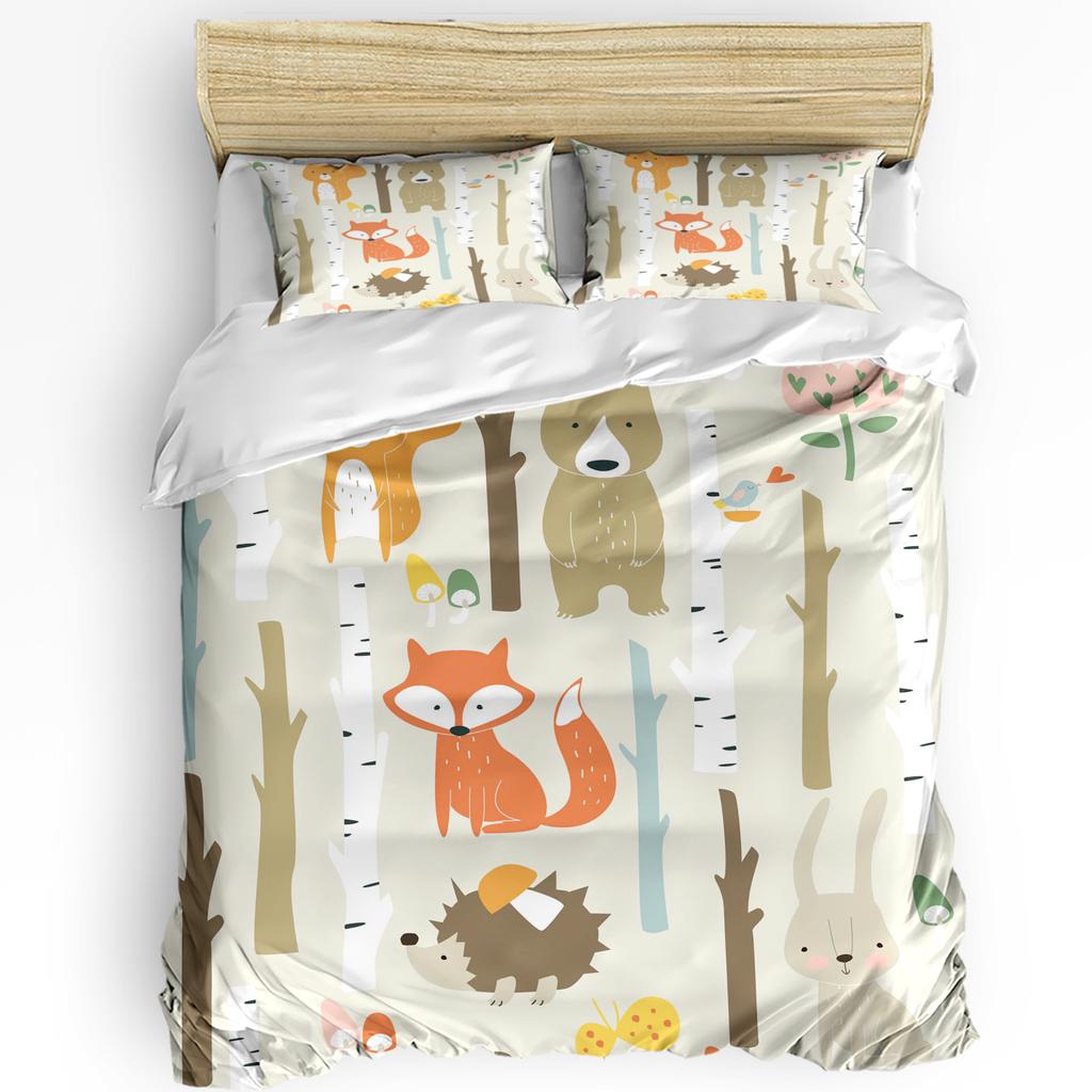 Yorkie Bedding Set For Bedroom Bed Home Yorkshire Terrier with Cute Ribbon Animal Duvet Cover Quilt Cover And Pillowcase