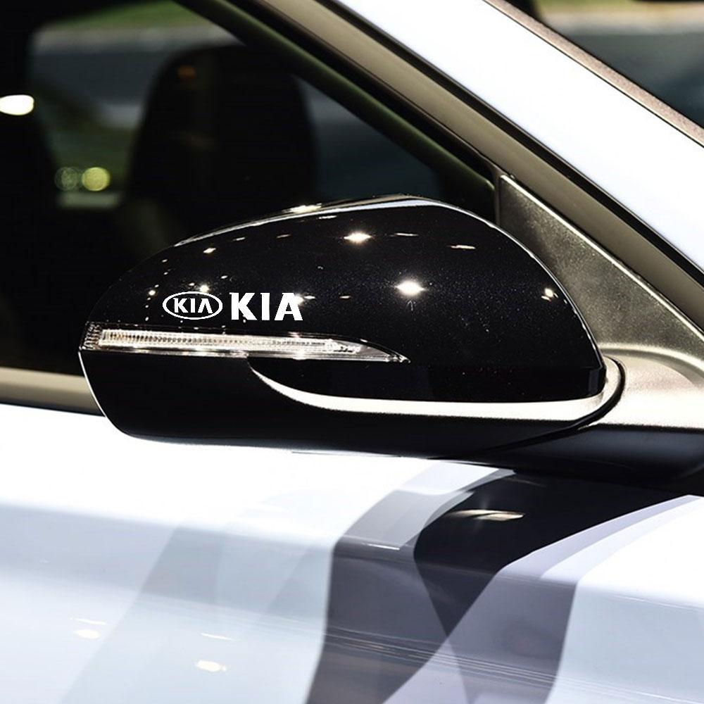 4 шт. ПВХ Наклейки с логотипом автомобиля на боковую часть кузова, крышку бензобака, багажник Аксессуары для Kia Rio Soul Seltos Forte K5 K3 Niro Sorento St xzlhg22