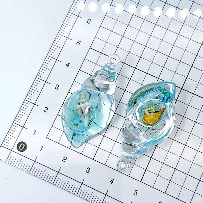 10 шт. подвески для поделок, аксессуары из серебристых раковин, ракушки в морском стиле, маленькие подвески в виде раковин, материалы, креативный цвет радуги