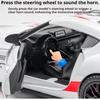 1:Масштаб 1:32 Supra GT4 Prado Модель автомобиля Игрушка Двери открываются Звук Свет Оттянуть Назад Высокодетализированные Модели автомобилей для Детских Игрушек