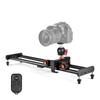 Andoer Camera Video Dolly Slider Kit with 3-wheel Auto Dolly Car 3 Speed Adjustable + 60cm/23.6in