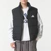 adidas Essentials 3-Stripes Puf D V Логотип бренда Спортивный Повседневный Пуховик Теплый Безрукавный Жилет Мужской жилет Черный KH3991