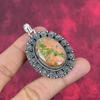 Unakite Pendant, 925 Solid Sterling Silver Gemstone Jewelry, Handmade Pendant, For Mother Day