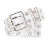 Fashion Transparent Belt Belt Punk Style Double Exhaust Eye Women'S Belt Jeans Belt