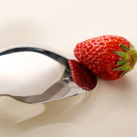 Суповая ложка из нержавеющей стали Кухонный столовый прибор Ложка Большая головка Сервировочный половник для ресторана кафетерия