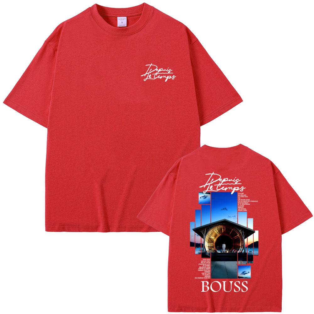 Rapper Bouss Et Si Jechoue Album Graphic Tshirt Men Women Hip Hop Fashion Pop Music Tshirt Male Casual Cotton Vintage T Shirts