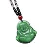 Retro Guanyin Buddha Guan Gong Imitation Jade Pendant Chain Accessories Necklace Ethnic Style Pendant