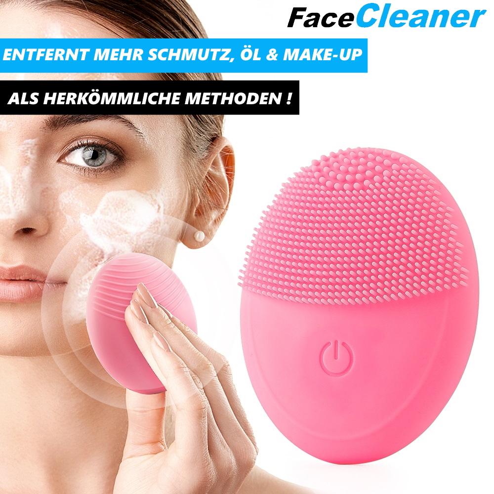 FaceCleaner щетка для чистки лица электрическая очиститель лица ультразвуковая