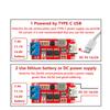 Multi-cell 2s 3s 4s Type-c Step-up Boost Lithium Battery Module Charger Dc 3-6v To 8.4v 12.6v 16.8v