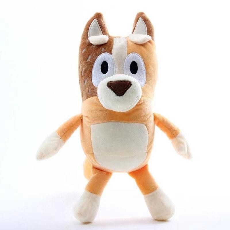 Аниме 28 см Bluey and Bingo Dog Friends, плюшевая игрушка, мягкая кукла, подарки на день рождения для детей