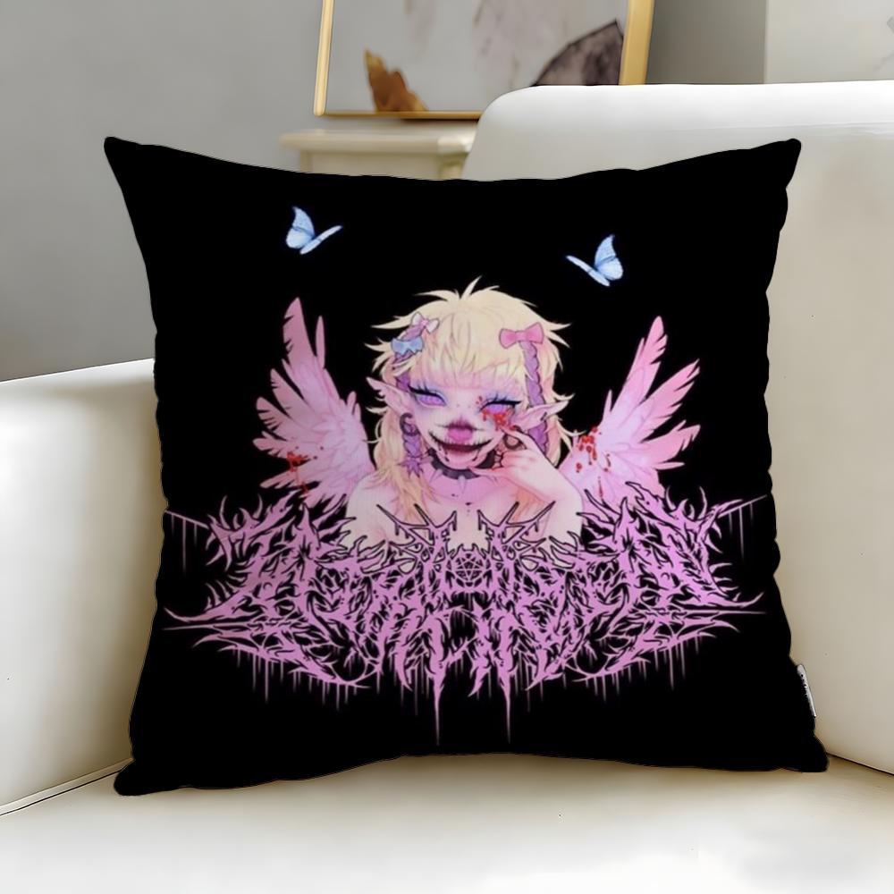 popular singer Jazmin Bean Cushion Cover Soft EasyWash Pillow Case Versatile for Couch Bed Travel and Office