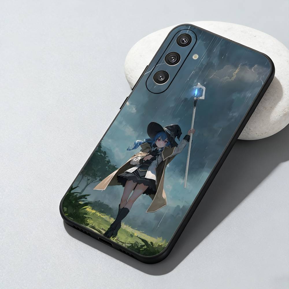 Чехол для телефона Roxy Anime M-Mushoku T-Tensei для Samsung Galaxy A73, A72, A71, A70, A52, A51 и других. Мягкий черный чехол