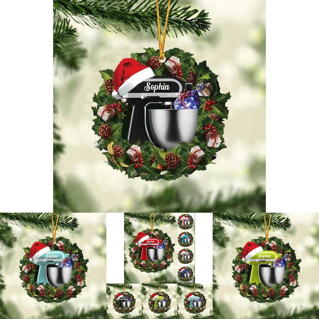 Уникальный акриловый брелок-миксер для выпечки Стильный праздничный декор для рождественских елок