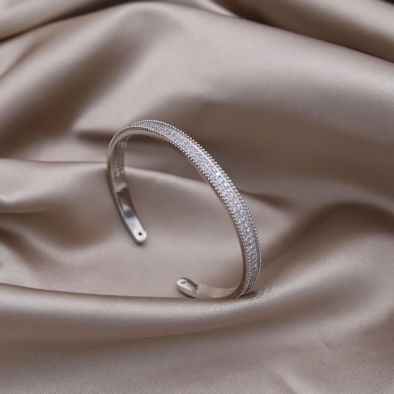 14-каратное настоящее золотое покрытие изысканный ААА роскошный браслет-узел из циркония элегантный женский свадебный браслет с регулируемым отверстием