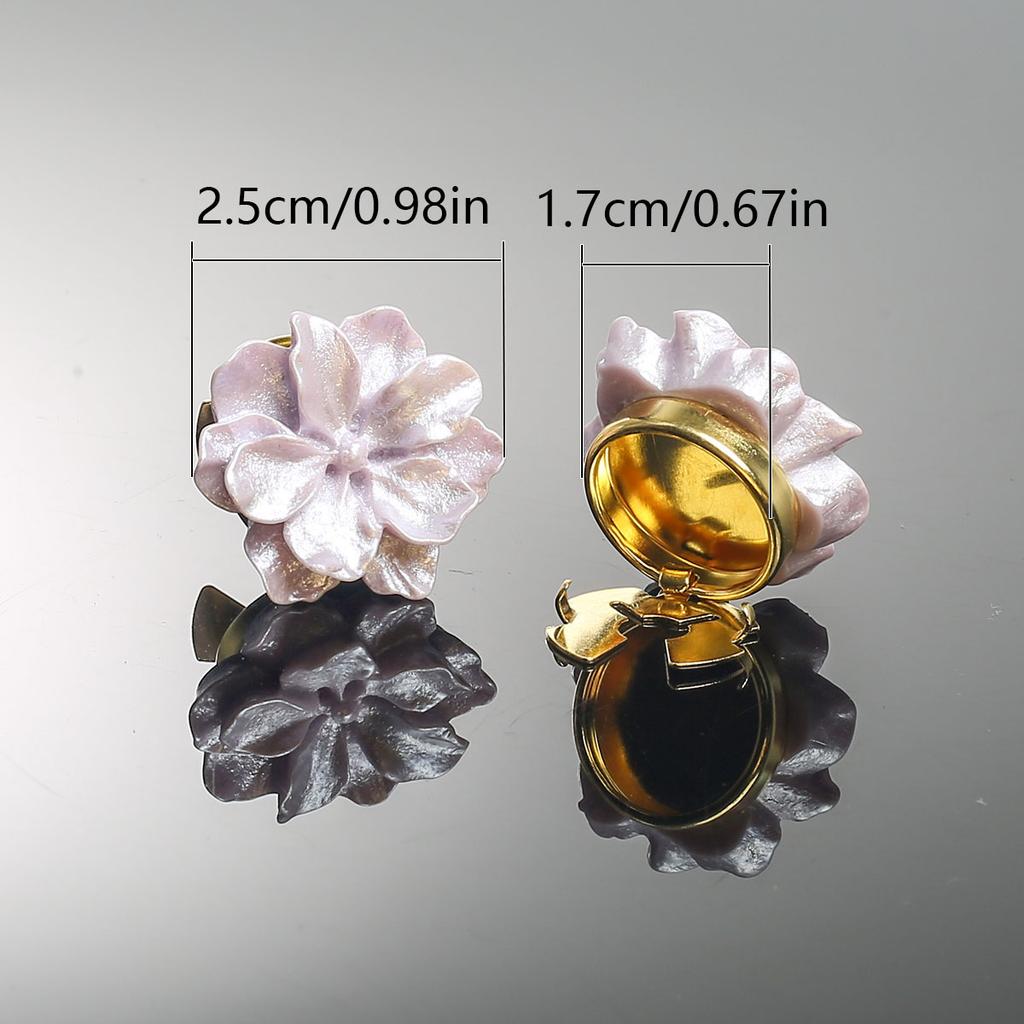 2 шт./компл. Цветы запонки пуговицы крышка на рубашку милый элегантный гардения пуговицы зажим подходит для смокинга рубашка украшение одежды