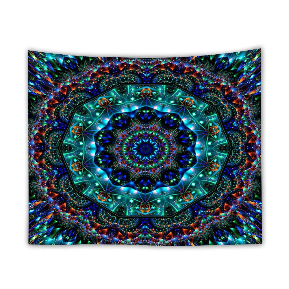 Психоделический гобелен, настенный подвесной мандала, песчаное пляжное полотенце, коврик, богемное одеяло, спальный коврик, гобелены, домашний декор