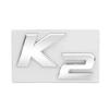 BBDO3 3D Metal Chrome Black K2 K3 K4 K5 KX7 Letters Logo Rear Boot Trunk Emblem Badge Sticker for Kia Car Styling Accessories