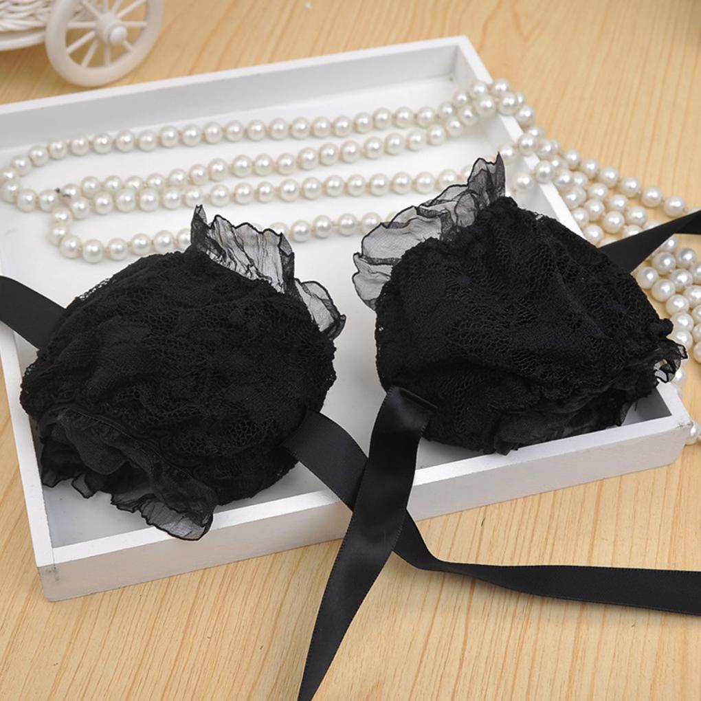 Женская маска для глаз с кружевом и ресницами, браслет, полый слепой браслет для вечеринки, ночного клуба, головной убор