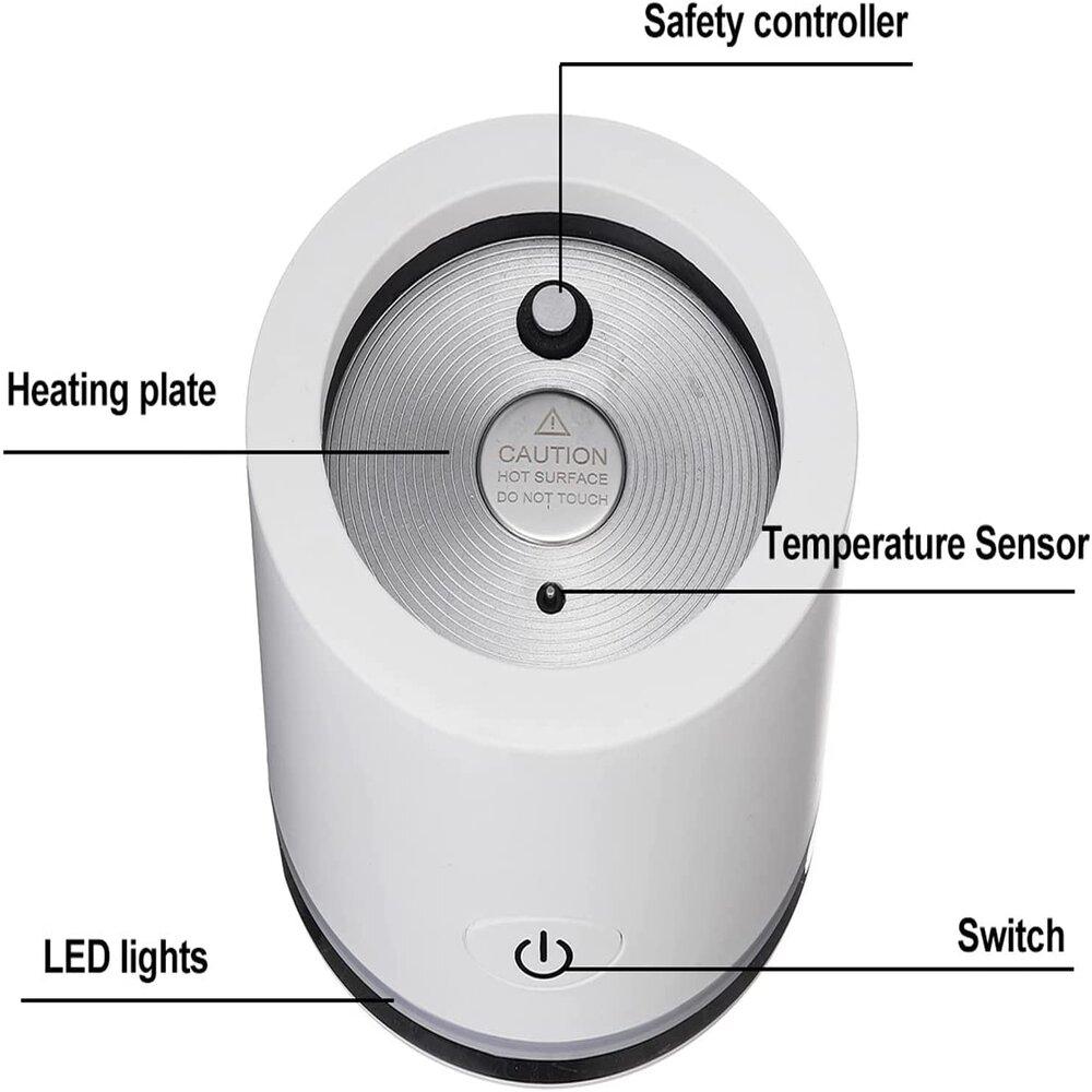 Автоматический вспениватель молока Съемный электрический пароварка для молока Машина для вспенивания молока Автоматическая машина для приготовления горячей и холодной пены для кофе, горячего шоколада и капучино