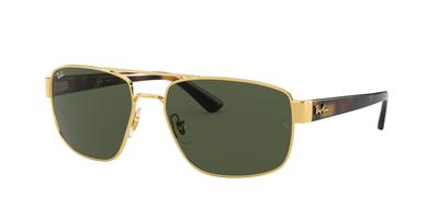 Солнцезащитные очки RB3663 БЛЕСТЯЩЕЕ ЗОЛОТО С ЗЕЛЕНЫМ СТЕКЛОМ Ray-Ban