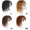 Synthetic Short Black Curly Hair Clip In Hairpieces Extensions Increase Hair Volume For Women Daily Cosplay Party Wear