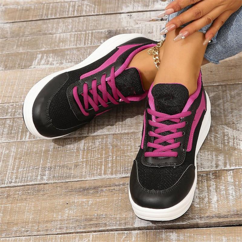 Весенняя и летняя обувь больших размеров, удобная, с круглым носком, на платформе, спортивная женская обувь, туфли на платформе