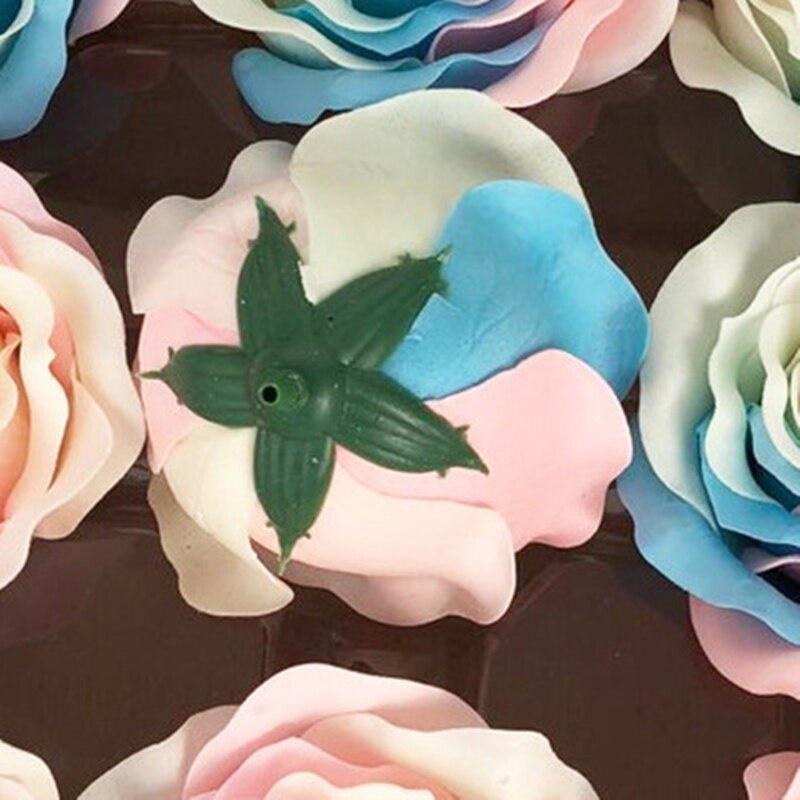 9 шт. красочное светящееся мыло с головкой розы, цветок, вечный цветок, креативный букет, подарок на день Святого Валентина